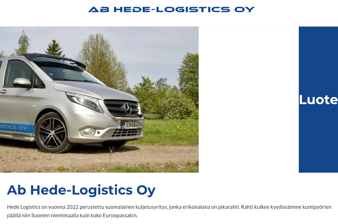 Ab Hede-Logistics Oy